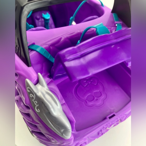 Monster High -Scaris City Of Frights- Purple Convertible Sports Car- 2012💜 - Picture 7 of 10